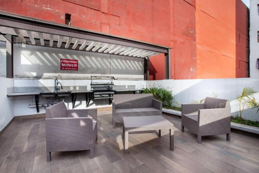 Corazon De Condesa 3 Departamentos - 200Mbps Wifi, Roof, Gym Aparthotel Kota Meksiko Bagian luar foto